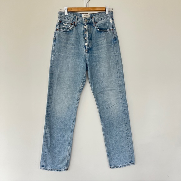 Agolde 90's Mid Rise Loose Fit in Snapshot - Picture 2 of 6